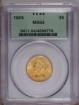 1905 $5 Liberty Half Eagle MS64